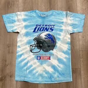 2010 Detroit Tigers Hurley NFL Kickoff Tie Dye Tee T Shirt Size Large L B14
